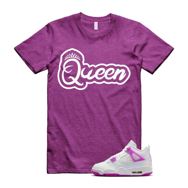 4 Hyper Violet White T Shirt Match Q2 ,FQ1314-151 Jezsport.com