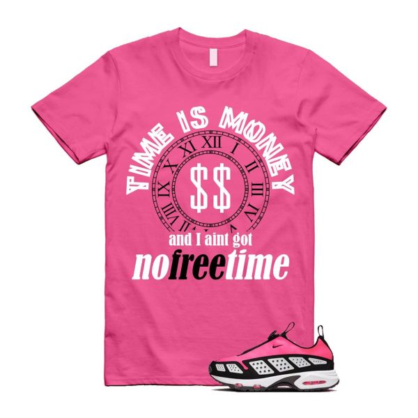 Air Max Sunder Hyper Pink Black White T Shirt Match FREE TIME Jezsport.com