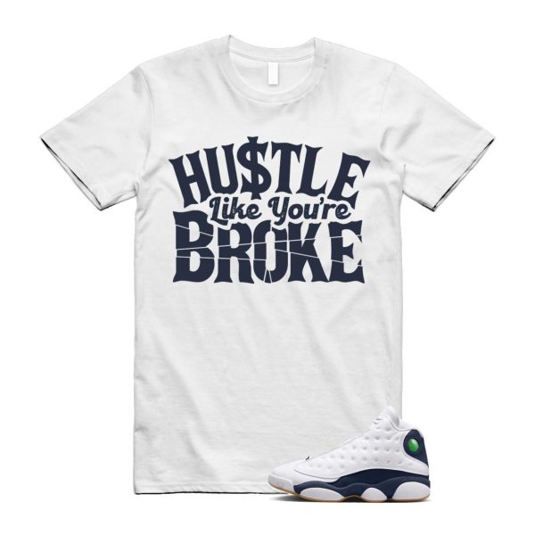 13 Midnight Navy White T Shirt Match BROKE ,414571-140 Jezsport.com