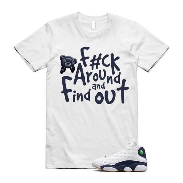 13 Midnight Navy White T Shirt Match FCK ,414571-140 Jezsport.com