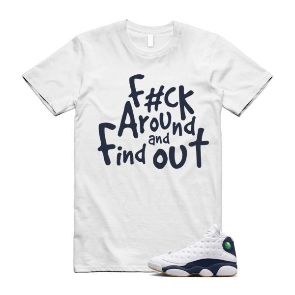 13 Midnight Navy White T Shirt Match FCK2 ,414571-140 Jezsport.com