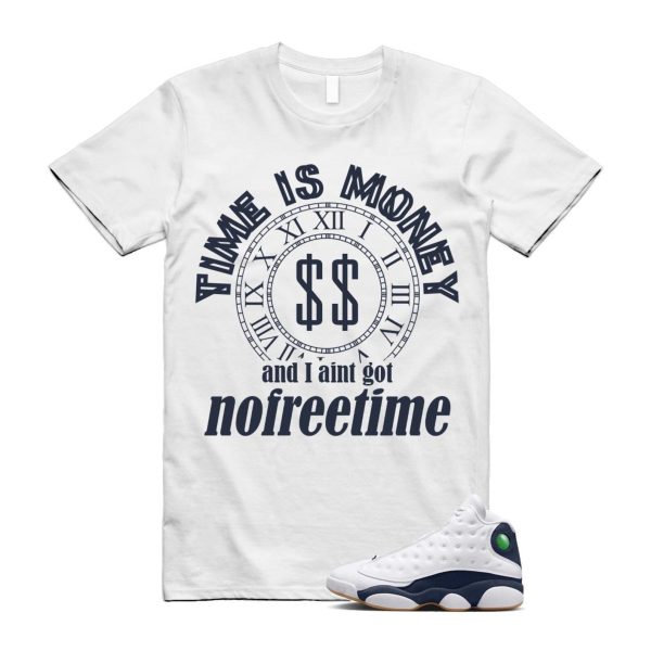 13 Midnight Navy White T Shirt Match FREE TIME ,414571-140 Jezsport.com