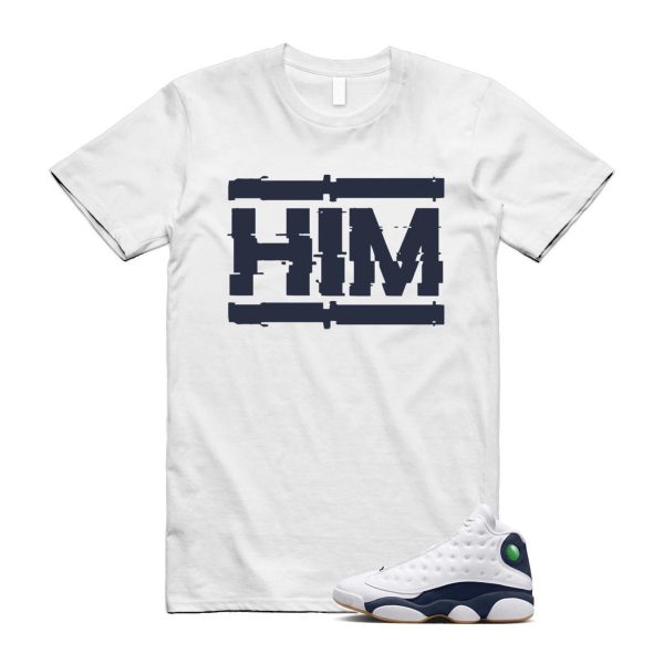 13 Midnight Navy White T Shirt Match HIM ,414571-140 Jezsport.com