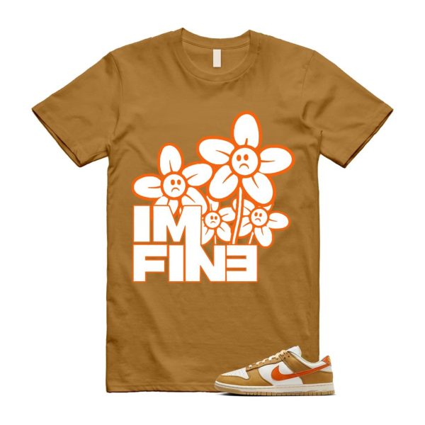 Dunk Wheat Safety Orange Sail Coconut Milk Low Retro T Shirt Match FINE Jezsport.com