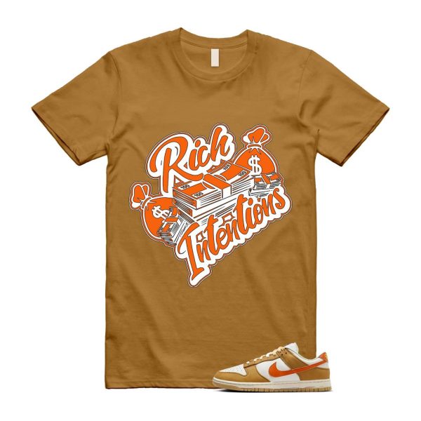 Dunk Wheat Safety Orange Sail Coconut Milk Low Retro T Shirt Match RICH Jezsport.com