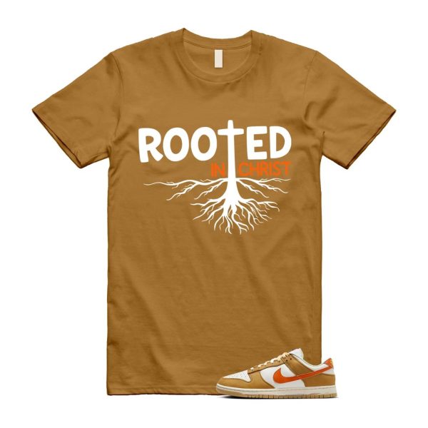 Dunk Wheat Safety Orange Sail Coconut Milk Low Retro T Shirt Match ROOTED Jezsport.com