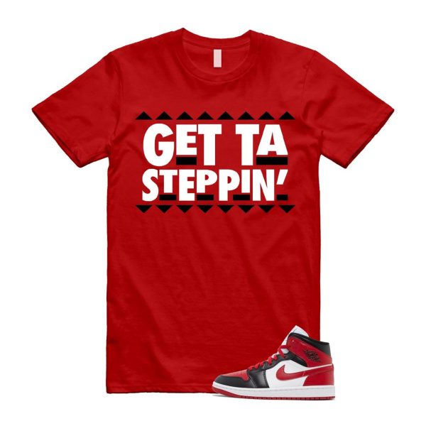 1 Alternate Bred Toe Gym Red Black White Mid T Shirt Match GET ,BQ6472-079 Jezsport.com