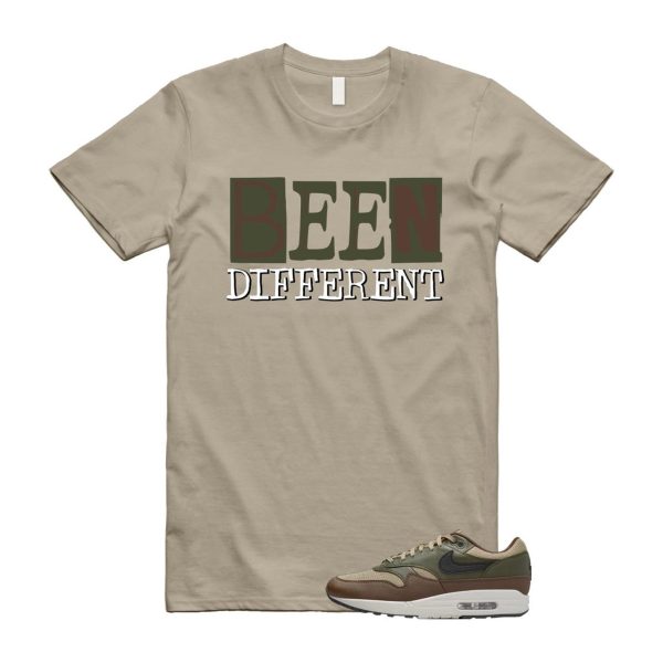 Air Max 1 Essential Premium Cargo Khaki Neutral Olive Cacao Wow T Shirt Match BEEN Jezsport.com