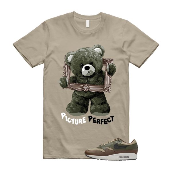 Air Max 1 Essential Premium Cargo Khaki Neutral Olive Cacao Wow T Shirt Match PIC Jezsport.com