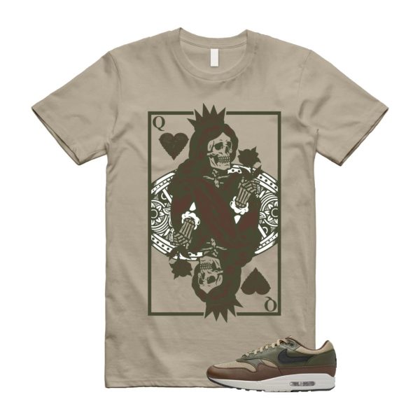 Air Max 1 Essential Premium Cargo Khaki Neutral Olive Cacao Wow T Shirt Match QC Jezsport.com