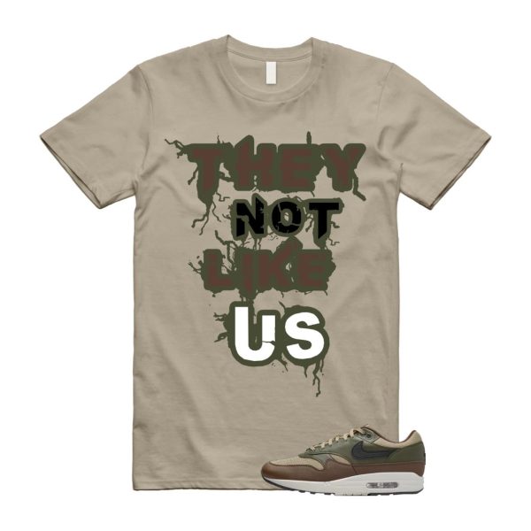 Air Max 1 Essential Premium Cargo Khaki Neutral Olive Cacao Wow T Shirt Match US Jezsport.com