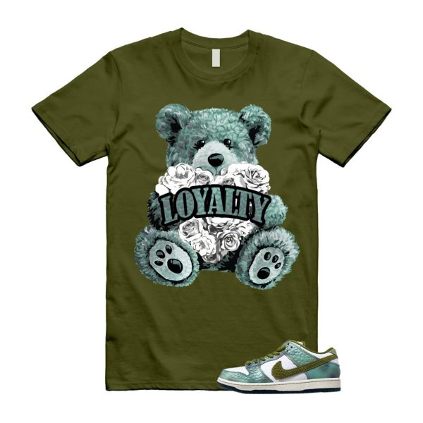 Dunk Chameleon Oil Green Desert Moss White Low SB T Shirt Match LYLTY ,HJ3386-300 Jezsport.com