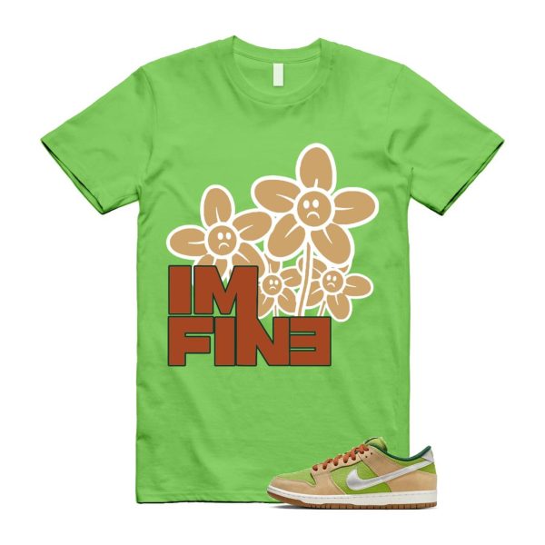 Dunk Escargot SB Low Sesame Pear Fir Sail Light British Tan T Shirt Match FINE ,FQ7585-200 Jezsport.com