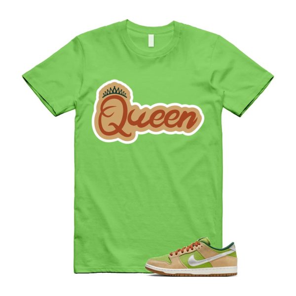 Dunk Escargot SB Low Sesame Pear Fir Sail Light British Tan T Shirt Match Q2 ,FQ7585-200 Jezsport.com