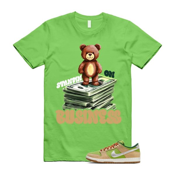 Dunk Escargot SB Low Sesame Pear Fir Sail Light British Tan T Shirt Match SB2 ,FQ7585-200 Jezsport.com