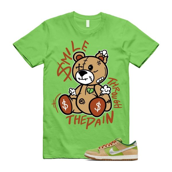 Dunk Escargot SB Low Sesame Pear Fir Sail Light British Tan T Shirt Match SM2 ,FQ7585-200 Jezsport.com