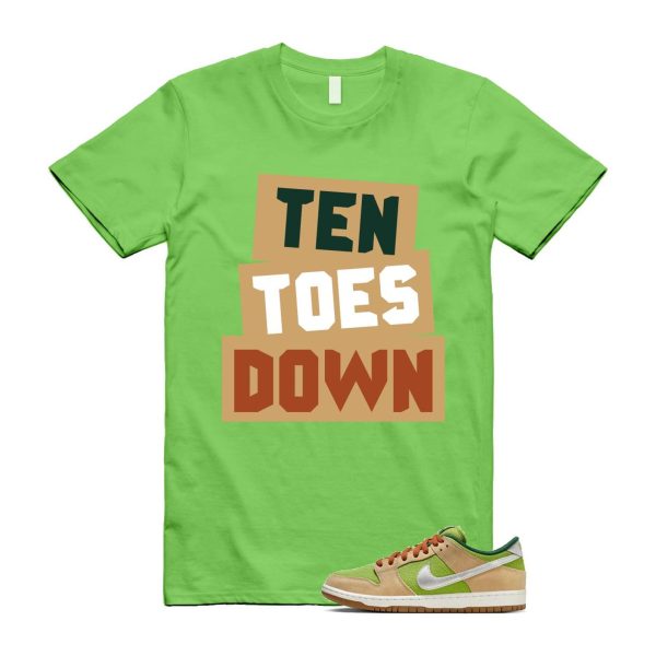 Dunk Escargot SB Low Sesame Pear Fir Sail Light British Tan T Shirt Match TTD ,FQ7585-200 Jezsport.com