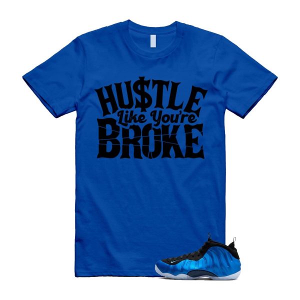 Foamposite Royal International Blue One Air White Black Clear T Shirt Match BROKE ,FQ8181-511 Jezsport.com