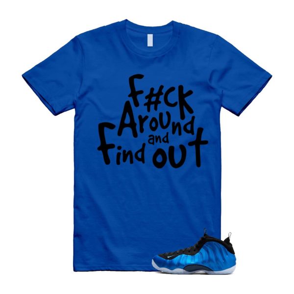 Foamposite Royal International Blue One Air White Black Clear T Shirt Match FCK2 ,FQ8181-511 Jezsport.com