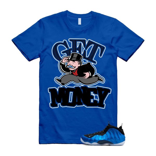 Foamposite Royal International Blue One Air White Black Clear T Shirt Match GM ,FQ8181-511 Jezsport.com