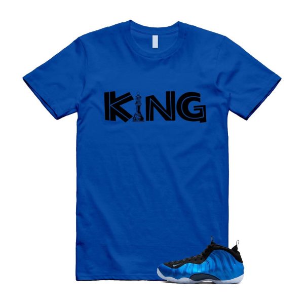 Foamposite Royal International Blue One Air White Black Clear T Shirt Match KING ,FQ8181-511 Jezsport.com