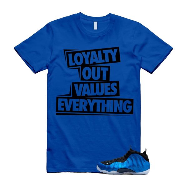 Foamposite Royal International Blue One Air White Black Clear T Shirt Match LOVE ,FQ8181-511 Jezsport.com