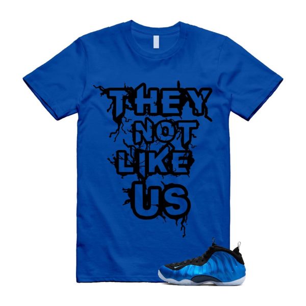 Foamposite Royal International Blue One Air White Black Clear T Shirt Match US ,FQ8181-511 Jezsport.com