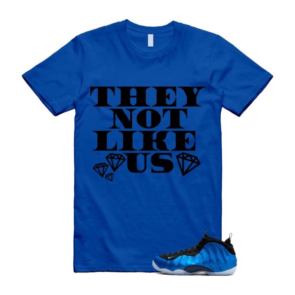 Foamposite Royal International Blue One Air White Black Clear T Shirt Match US2 ,FQ8181-511 Jezsport.com