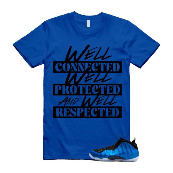 Foamposite Royal International Blue One Air White Black Clear T Shirt Match WELL ,FQ8181-511 Jezsport.com