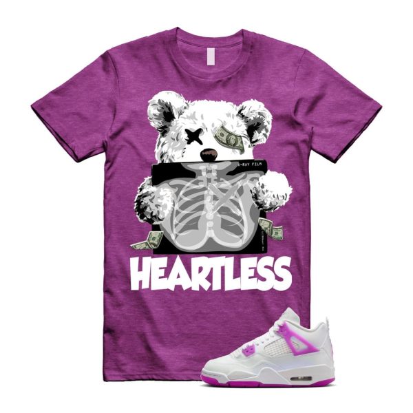 4 Hyper Violet White T Shirt Match HEART ,FQ1314-151 Jezsport.com