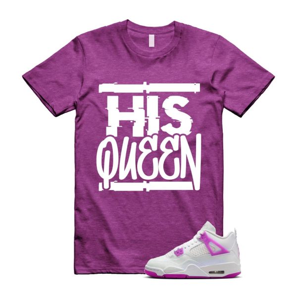 4 Hyper Violet White T Shirt Match HQ ,FQ1314-151 Jezsport.com