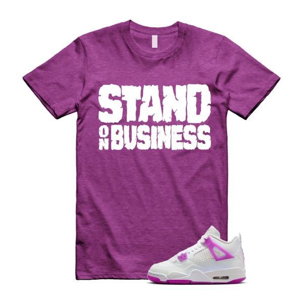 4 Hyper Violet White T Shirt Match SOB ,FQ1314-151 Jezsport.com