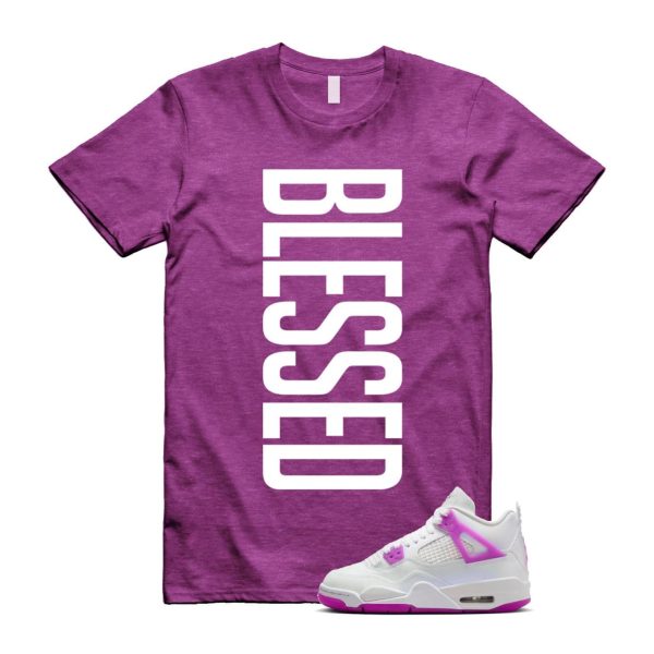 4 Hyper Violet White T Shirt Match VERTBLS ,FQ1314-151 Jezsport.com