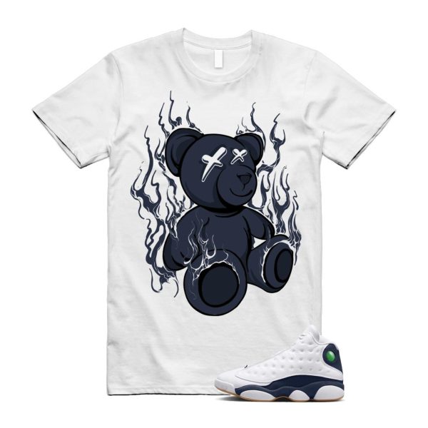 13 Midnight Navy White T Shirt Match LIT ,414571-140 Jezsport.com