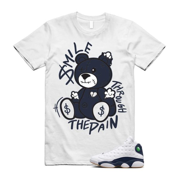 13 Midnight Navy White T Shirt Match SM2 ,414571-140 Jezsport.com