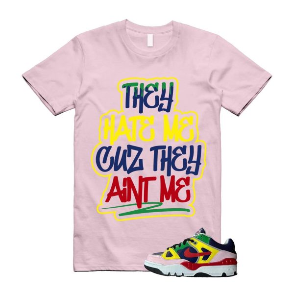 Air Force 3 Nigo White University Red Tour Yellow Pink Foam Blue Void Lucky Green Low SP T Shirt Match AINT ME ,HQ1458-400 Jezsport.com