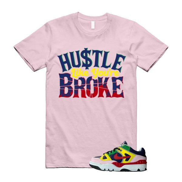 Air Force 3 Nigo White University Red Tour Yellow Pink Foam Blue Void Lucky Green Low SP T Shirt Match BROKE ,HQ1458-400 Jezsport.com