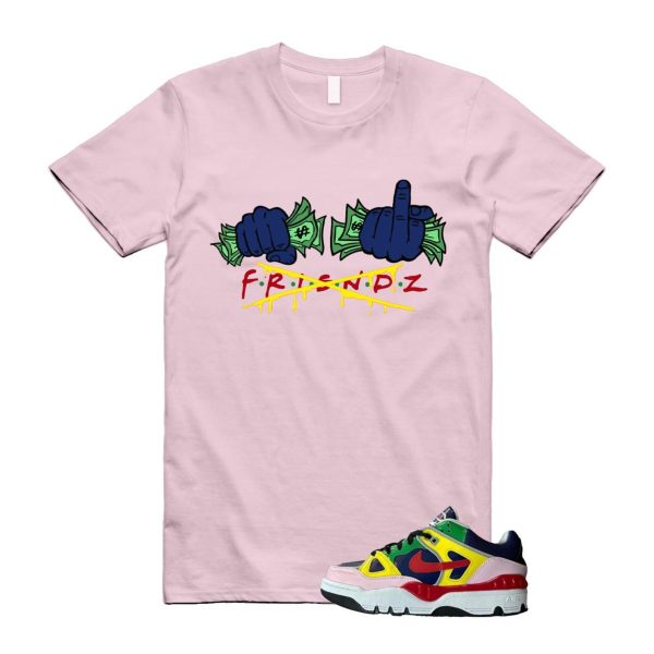 Air Force 3 Nigo White University Red Tour Yellow Pink Foam Blue Void Lucky Green Low SP T Shirt Match FRIENDZ ,HQ1458-400 Jezsport.com