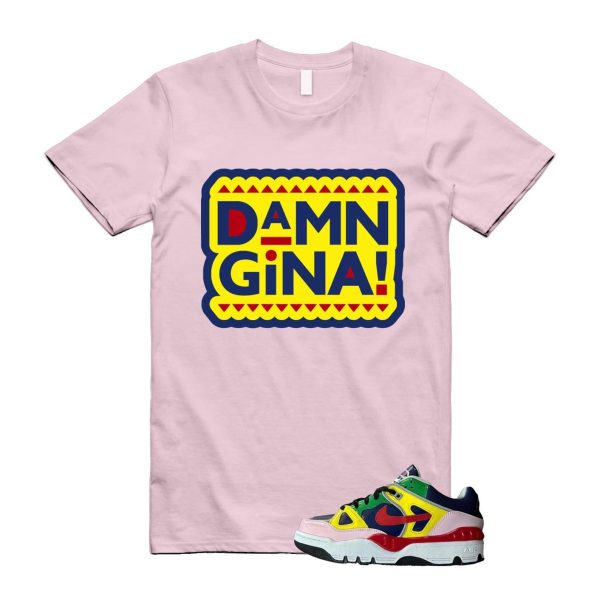 Air Force 3 Nigo White University Red Tour Yellow Pink Foam Blue Void Lucky Green Low SP T Shirt Match GINA ,HQ1458-400 Jezsport.com