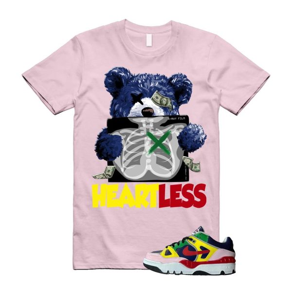 Air Force 3 Nigo White University Red Tour Yellow Pink Foam Blue Void Lucky Green Low SP T Shirt Match HEART ,HQ1458-400 Jezsport.com