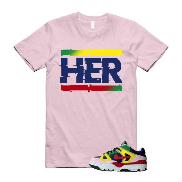 Air Force 3 Nigo White University Red Tour Yellow Pink Foam Blue Void Lucky Green Low SP T Shirt Match HER ,HQ1458-400 Jezsport.com