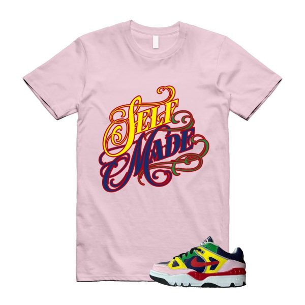 Air Force 3 Nigo White University Red Tour Yellow Pink Foam Blue Void Lucky Green Low SP T Shirt Match SELF ,HQ1458-400 Jezsport.com