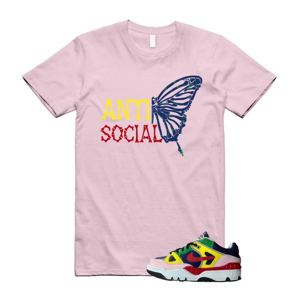 Air Force 3 Nigo White University Red Tour Yellow Pink Foam Blue Void Lucky Green Low SP T Shirt Match ASB ,HQ1458-400 Jezsport.com