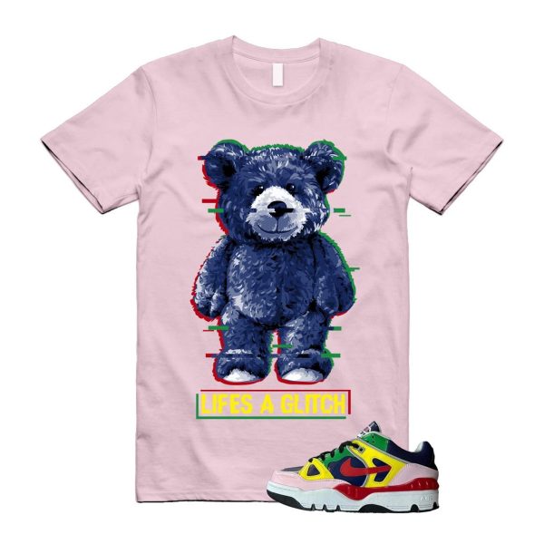 Air Force 3 Nigo White University Red Tour Yellow Pink Foam Blue Void Lucky Green Low SP T Shirt Match GLITCH ,HQ1458-400 Jezsport.com