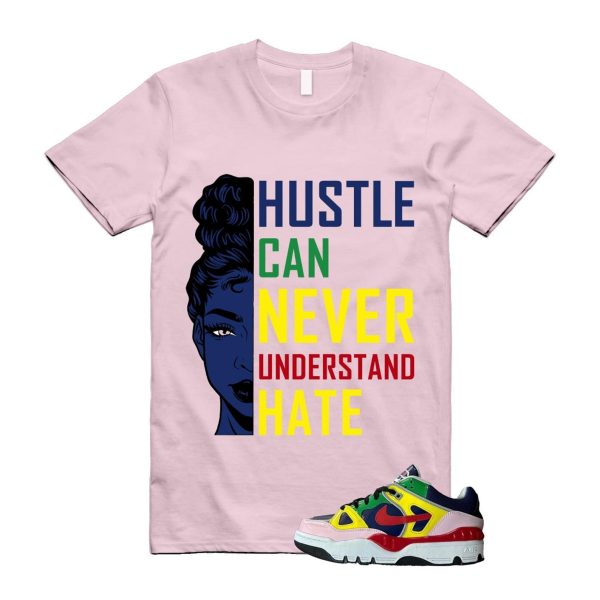 Air Force 3 Nigo White University Red Tour Yellow Pink Foam Blue Void Lucky Green Low SP T Shirt Match HUSTLE ,HQ1458-400 Jezsport.com