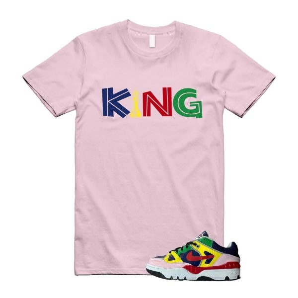 Air Force 3 Nigo White University Red Tour Yellow Pink Foam Blue Void Lucky Green Low SP T Shirt Match KING ,HQ1458-400 Jezsport.com