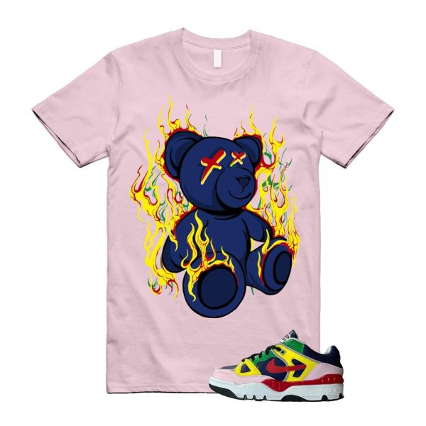 Air Force 3 Nigo White University Red Tour Yellow Pink Foam Blue Void Lucky Green Low SP T Shirt Match LIT ,HQ1458-400 Jezsport.com