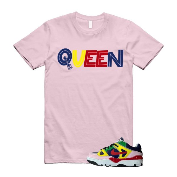 Air Force 3 Nigo White University Red Tour Yellow Pink Foam Blue Void Lucky Green Low SP T Shirt Match QUEEN ,HQ1458-400 Jezsport.com