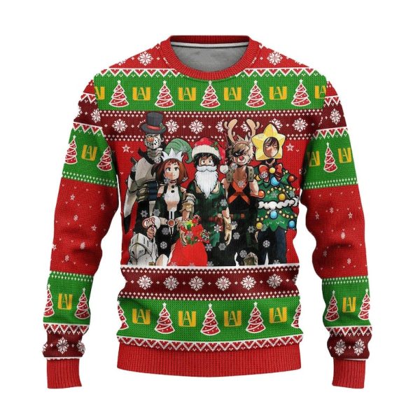 Cute Heroes Ugly Christmas Sweater For Men & Women Christmas Gift Sweater Jezsport.com