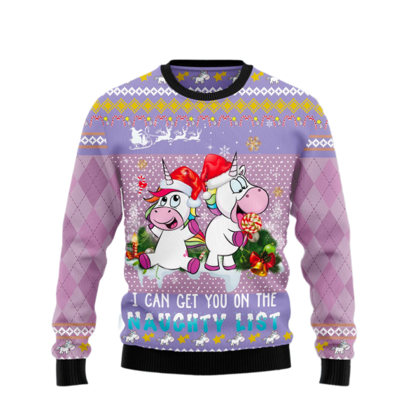 Unicorn Ugly Christmas Sweater For Men & Women Christmas Gift Sweater Jezsport.com